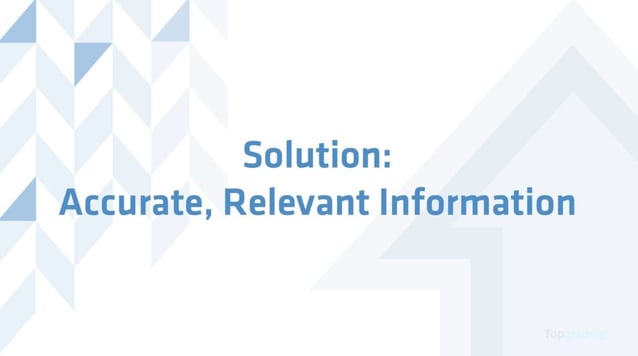 solution: accurate relevant information